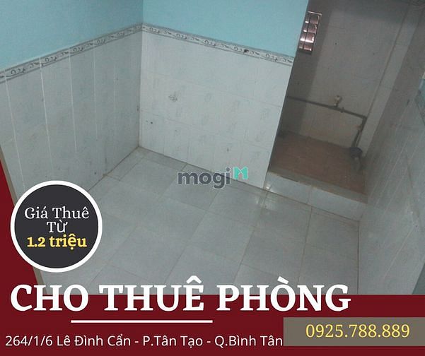 Hình ảnh Cho Thuê Phòng Có Gác (12 - 15m2) số 178 Lê Đình Cẩn, Q.Bình Tân