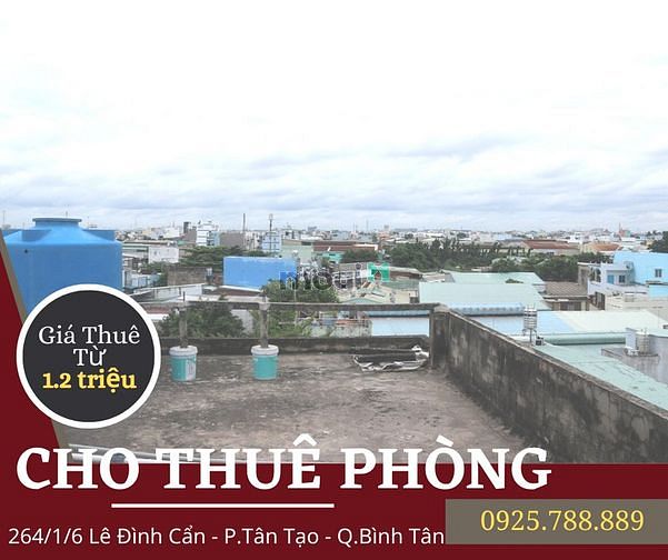 Hình ảnh Cho Thuê Phòng Có Gác (12 - 15m2) số 178 Lê Đình Cẩn, Q.Bình Tân