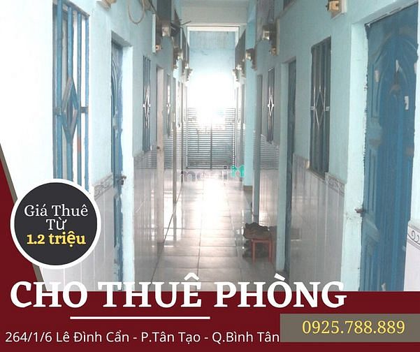 Hình ảnh Cho Thuê Phòng Có Gác (12 - 15m2) số 178 Lê Đình Cẩn, Q.Bình Tân