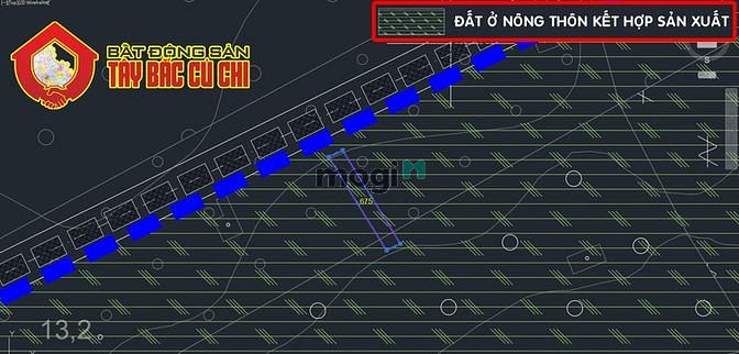 Hình ảnh Bán đất đường tỉnh lộ 6 - 256m2 - 6x43 - 213m2 thổ cư - xã phú mỹ