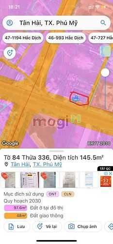 Hình ảnh DỰ ÁN Đất nền phân lô 11 nền ( SỔ SẴN ) TRUNG TÂM PHÚ MỸ - MT QL 51