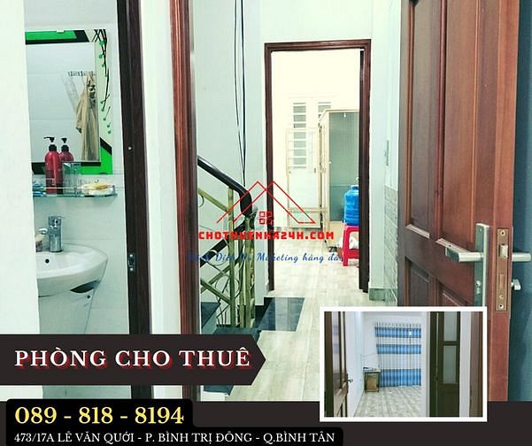 Hình ảnh Cho Thuê Phòng 473/17A Lê Văn Quới, P.Bình Hưng Hoà, Q.Bình Tân