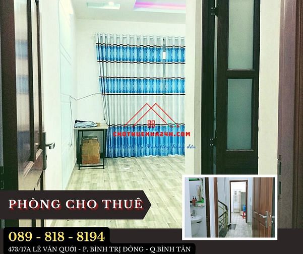 Hình ảnh Cho Thuê Phòng 473/17A Lê Văn Quới, P.Bình Hưng Hoà, Q.Bình Tân