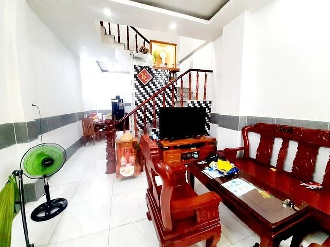 Hình ảnh Khu phân lô HXH, Bình Trị Đông A-Bình Tân, 2tầng BTCT (4x14) mới keng