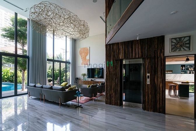Hình ảnh Siêu biệt thự Cao Cấp, có rạp phim. 3 MT đường 55, Thảo Điền. 703m2.