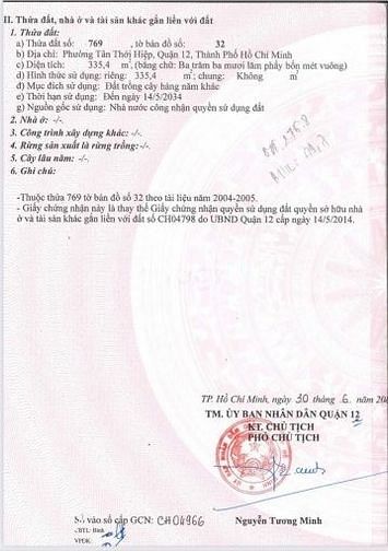 Hình ảnh Đất rẻ Q12! Đường Dương Thị Mười Tiện xây CHDV, DT 326m2 giá 9 tỷ