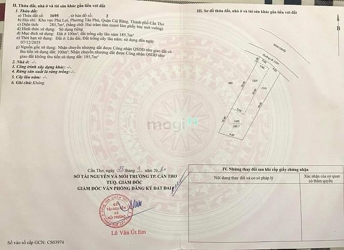 Hình ảnh Nền thổ cư đường nhánh Nguyễn Văn Quy