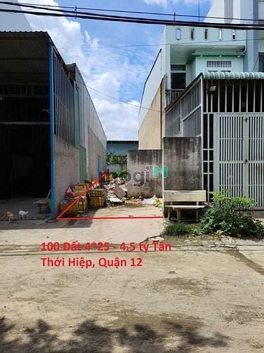 Hình ảnh Hộ khẩu Quận 12 Tiện ích Gò Vấp. Đường 8m, lề 3m. 100m2 chỉ hơn 4 tỷ.