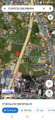 Hình ảnh Đất lúa mặt tiền Lê Duẩn QL1A 474m2 dg nhựa 54m