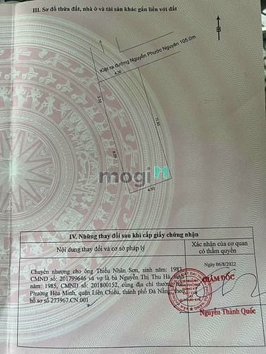 Hình ảnh bán lô đất kiêt nguyễn phước nguyên vị trí cực đệp