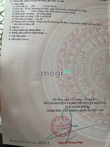 Hình ảnh bán lô đất kiêt nguyễn phước nguyên vị trí cực đệp
