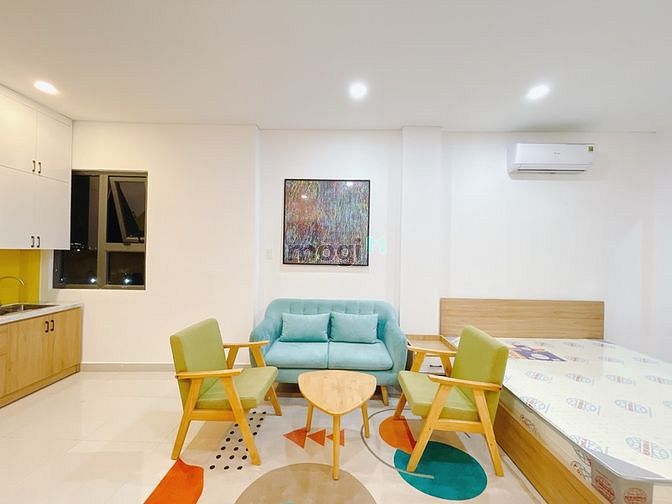 Hình ảnh Studio 1pn, bancon, bao luôn điện nước, mới keng ngay quận 4