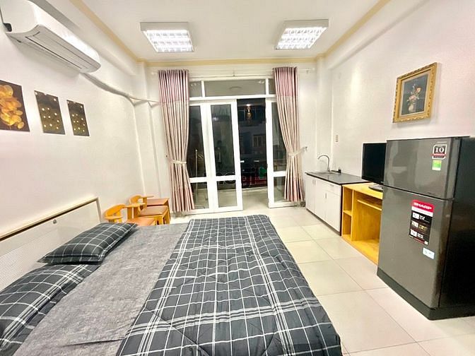 Hình ảnh gần chợ bà chiểu, full nội thất, có ban công