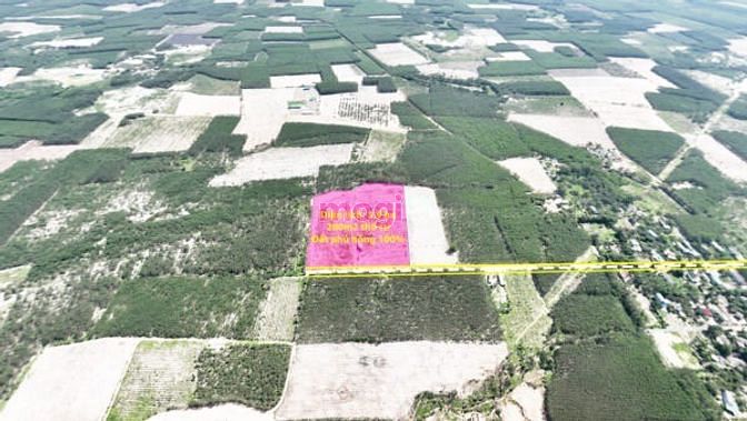 Hình ảnh Siêu Phẩm Lô Đất 3.9 Ha phủ hồng 100% gần các KCN !!! có sẵn 200m2 thổ
