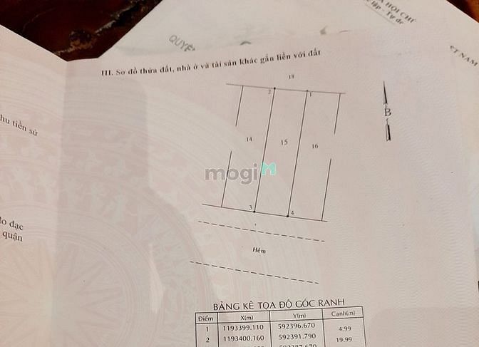 Hình ảnh Bán gấp lô đất ngay chợ Bình Hưng Hòa, thông số chuẩn, chỉ 69tr/m2.