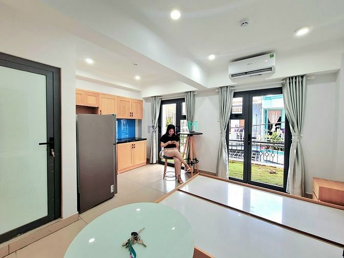 Hình ảnh Mb6623 nạp rút nhanh chóng full nội thất view đẹp, có ban công, đường Bạch Đằng, BT.
