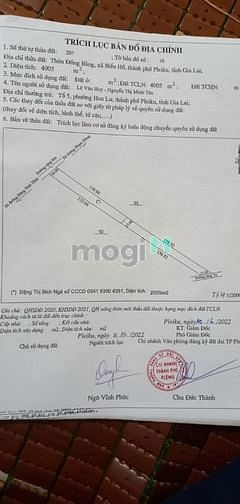 Hình ảnh Bán 2000m2 lô đất Biển Hồ, đường lớn 8m KDC, cách sân bay 5km, cách TT
