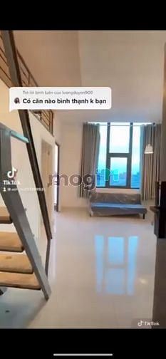 Hình ảnh 1 phòng ngủ riêng+ 1 gác, có ban công, full nội thất