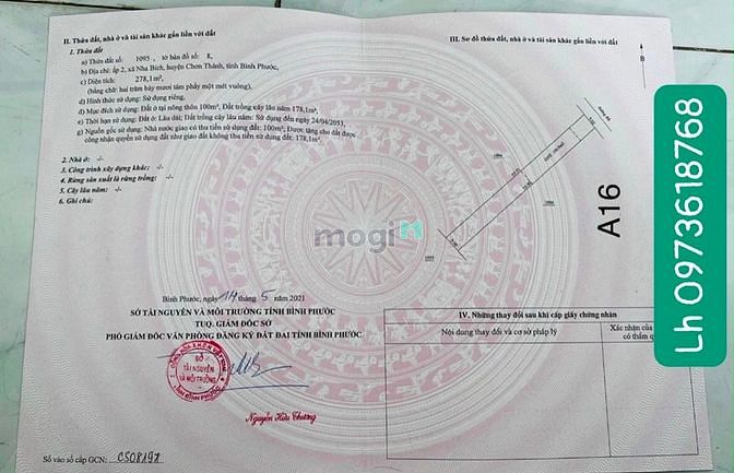 Hình ảnh Đất Ấp 2 Nha Bích, Chơn Thành, Bình Phước