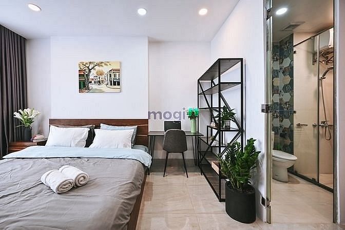 Hình ảnh Studio Bancol LỚN, Full Nội thất cao cấp, BAO PHÍ chỉ tính Điện Q10
