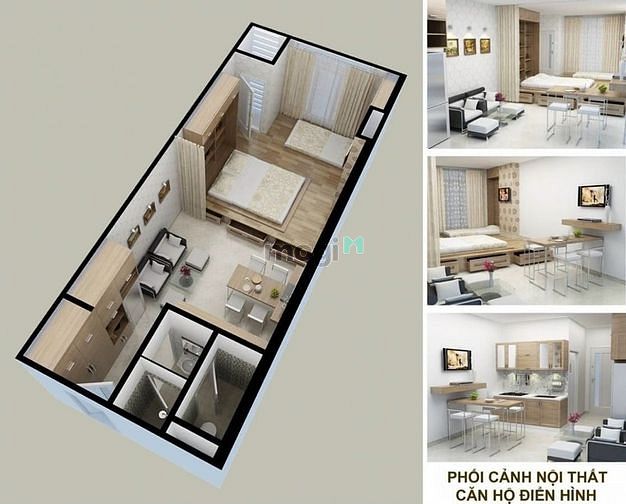 Hình ảnh Studio giá rẻ, cạnh sân bay Tân sơn nhất