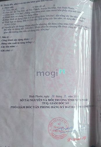 Hình ảnh Đất nền kdc bình phước 10x56x100tc gần khu công nghiệp