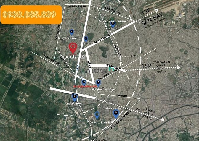 Hình ảnh XEM ĐẤT 24/7!! Chuyên đất nền sổ ĐỎ Bình Tân, hỗ trợ xây dựng