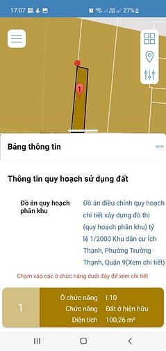 Hình ảnh Đất mặt tiền hẻm xe tải Lò Lu 41tr/m2