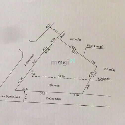 Hình ảnh Cần bán lô đất nền quận 9 diện tích 1187,9m2 hẻm xe hơi ra vào được