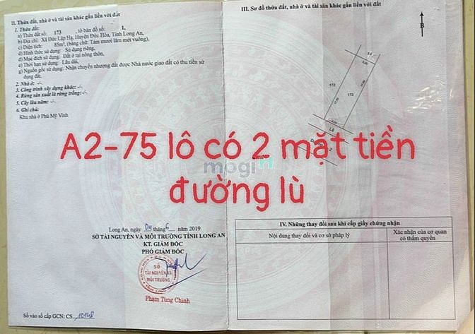 Hình ảnh Cần bán gấp 2 lô đất mỗi lô 2 mặt tiền