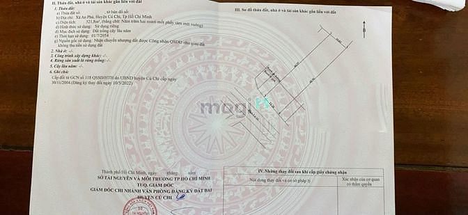 Hình ảnh Bán đất đường tỉnh lộ 15 - 521m2 - 11x46 - xã an phú - củ chi