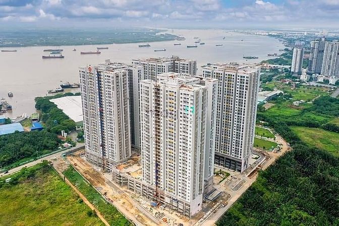Hình ảnh Cho thuê 1PN 53m2 Q7 Riverside Quận 7 nội thất cơ bản giá 8 triệu
