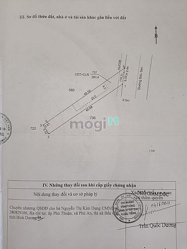 Hình ảnh Đất thị trấn Dầu Tiếng nhựa Bàu Sen 5x45+80 thổ cư chỉ 1ty250tr SHR