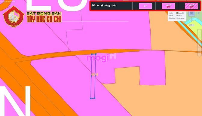 Hình ảnh Bán đất 1/ Tỉnh Lộ 2 - 283m2 - 5x57 - 281m2 thổ cư - Củ Chi