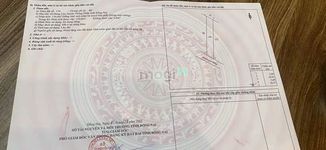 Hình ảnh Đất kcn Dầu Giây đường DT769: 135 thổ cư,SHR
