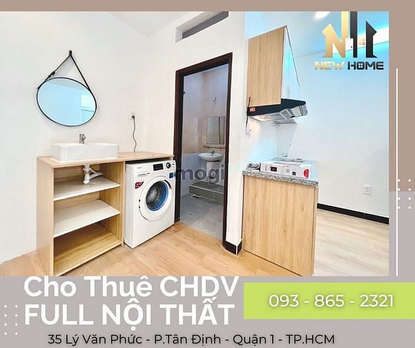 Hình ảnh Khai Trương Căn Hộ 1PN Mới 100%, Có Ban Công, Full NT Cao Cấp TT Q1