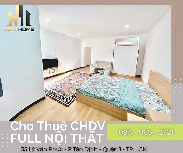 Hình ảnh Khai Trương Căn Hộ 1PN Mới 100%, Có Ban Công, Full NT Cao Cấp TT Q1