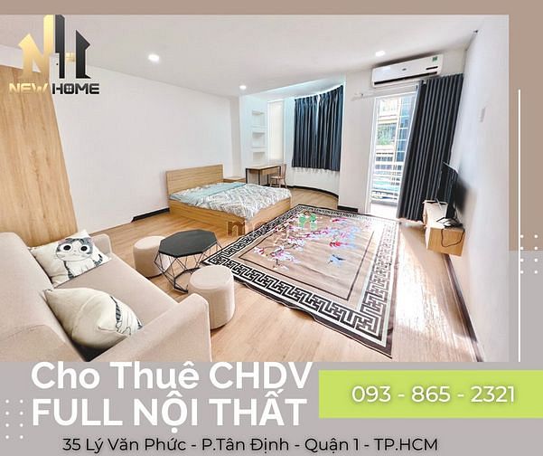 Hình ảnh Khai Trương Căn Hộ 1PN Mới 100%, Có Ban Công, Full NT Cao Cấp TT Q1