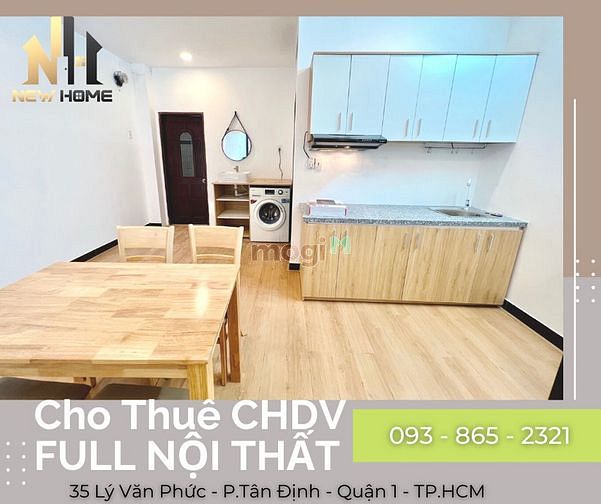Hình ảnh Khai Trương Căn Hộ 1PN Mới 100%, Có Ban Công, Full NT Cao Cấp TT Q1