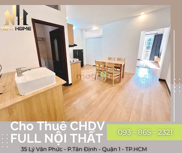 Hình ảnh Khai Trương Căn Hộ 1PN Mới 100%, Có Ban Công, Full NT Cao Cấp TT Q1