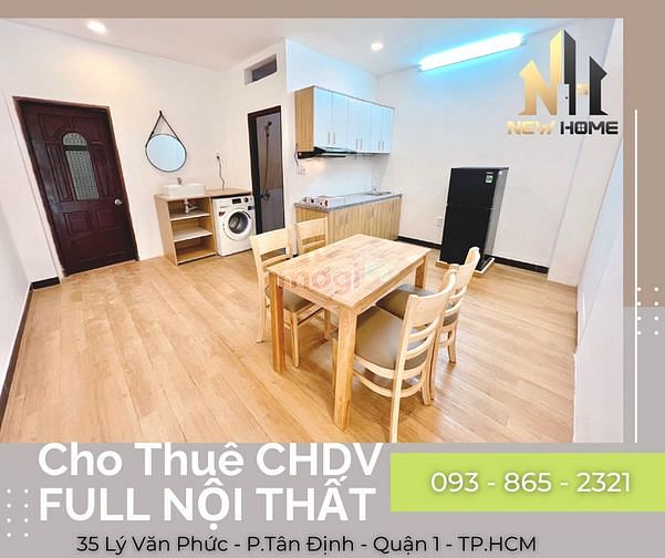 Hình ảnh Khai Trương Căn Hộ 1PN Mới 100%, Có Ban Công, Full NT Cao Cấp TT Q1