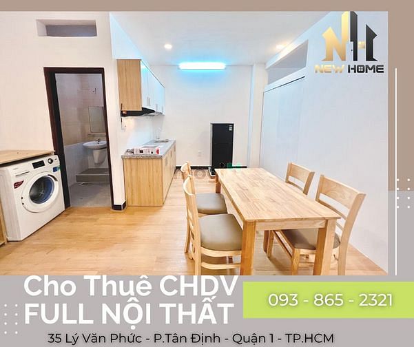 Hình ảnh Khai Trương Căn Hộ 1PN Mới 100%, Có Ban Công, Full NT Cao Cấp TT Q1