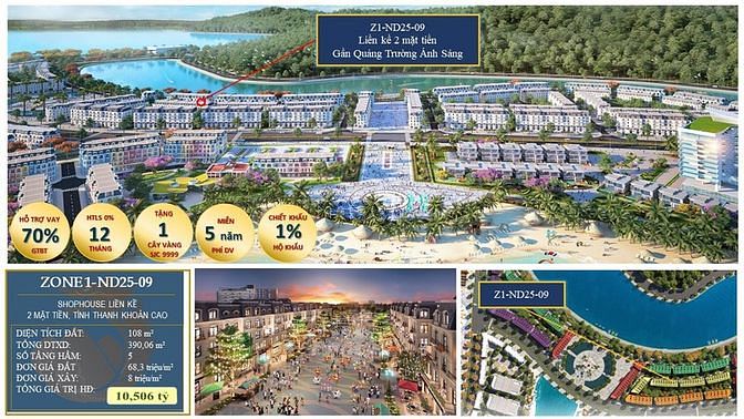 Hình ảnh Shophouse liền kề 2 mặt tiền , tính thanh khoản cao Z1 Dragon Ocean