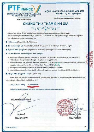 Hình ảnh Cần bán gấp lô đất giáp Củ Chi chính chủ sổ sẳn