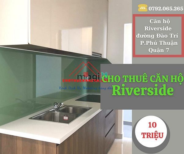 Hình ảnh Cho Thuê Căn Hộ Riverside 67m2, 2PN, có ban công đường Đào Trí, Quận 7