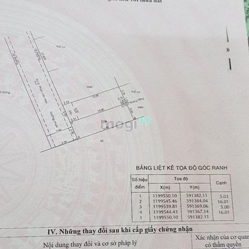 Hình ảnh Hóc Môn, Phan Văn Hớn, KDC Đại Hải, Lô đất 5x16m 80m2, Chỉ 3.15 tỷ
