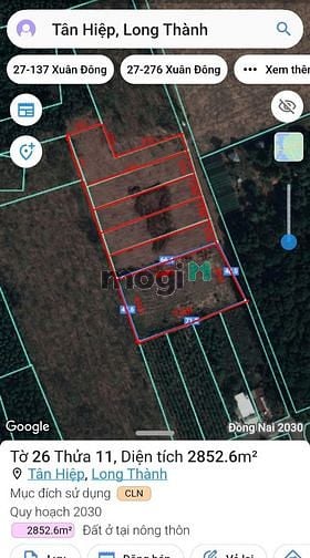Hình ảnh Đất chính chủ xã tân hiệp long thành đồng nai