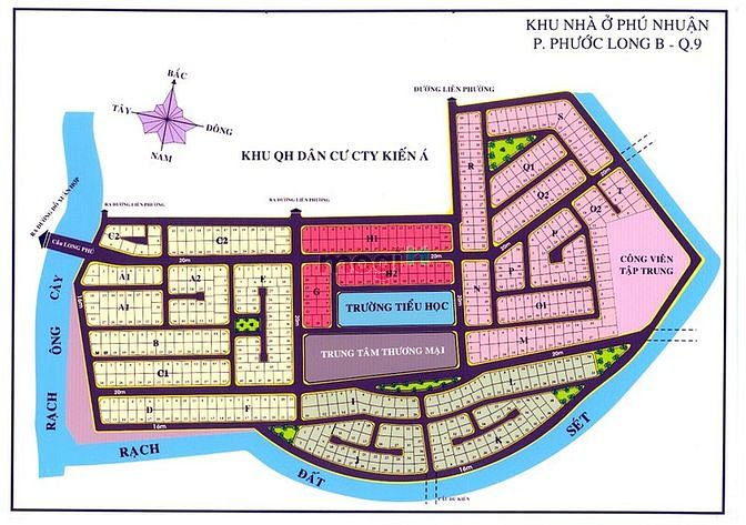 Hình ảnh Bán nền đất trục chính dự án KDC Phú Nhuận, Phước long B, Quận 9