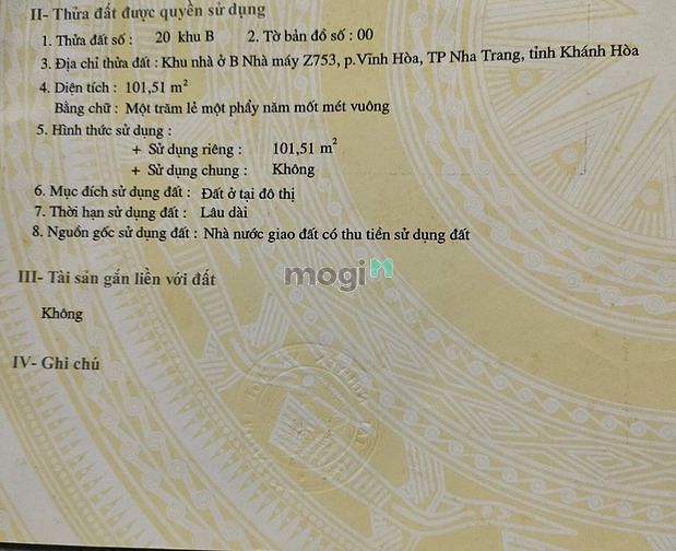Hình ảnh Bán Đất hẻm 67 Đường 2/4 Vĩnh Hòa. 2 Mặt hẻm trước sau