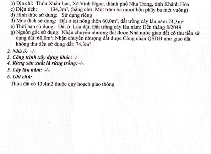 Hình ảnh Bán Đất Mặt Tiền Đường Liên Hoa. Vĩnh Ngọc